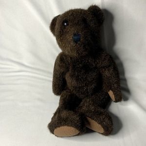 Vintage Dark Brown Boyd's Bear, Weighted, Posable